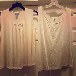 2X sleeveless tops, Catherine’s & Worthington